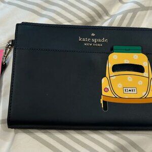 NWT - Kate Spade Beep Beep Medium Wristlet Blazer Blue VW Bu